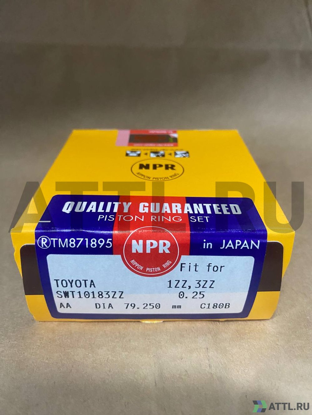 NPR SWT10183ZZ 025 Поршневые кольца 1ZZ-FE