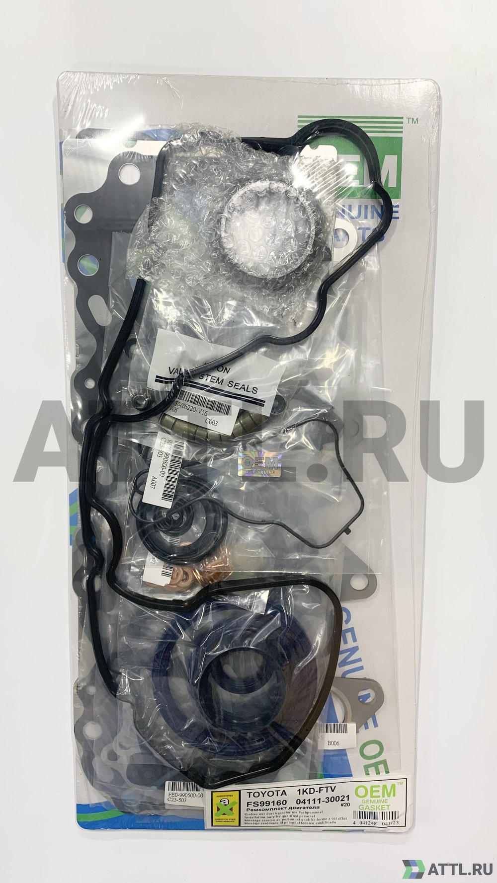 OEM GENUINE GASKET 04111-30021 S Ремкомплект двигателя (FS99160-S)