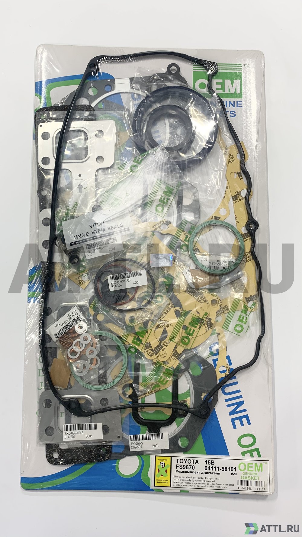 OEM GENUINE GASKET 04111-58101 S Ремкомплект двигателя 15B (FS9670-S)