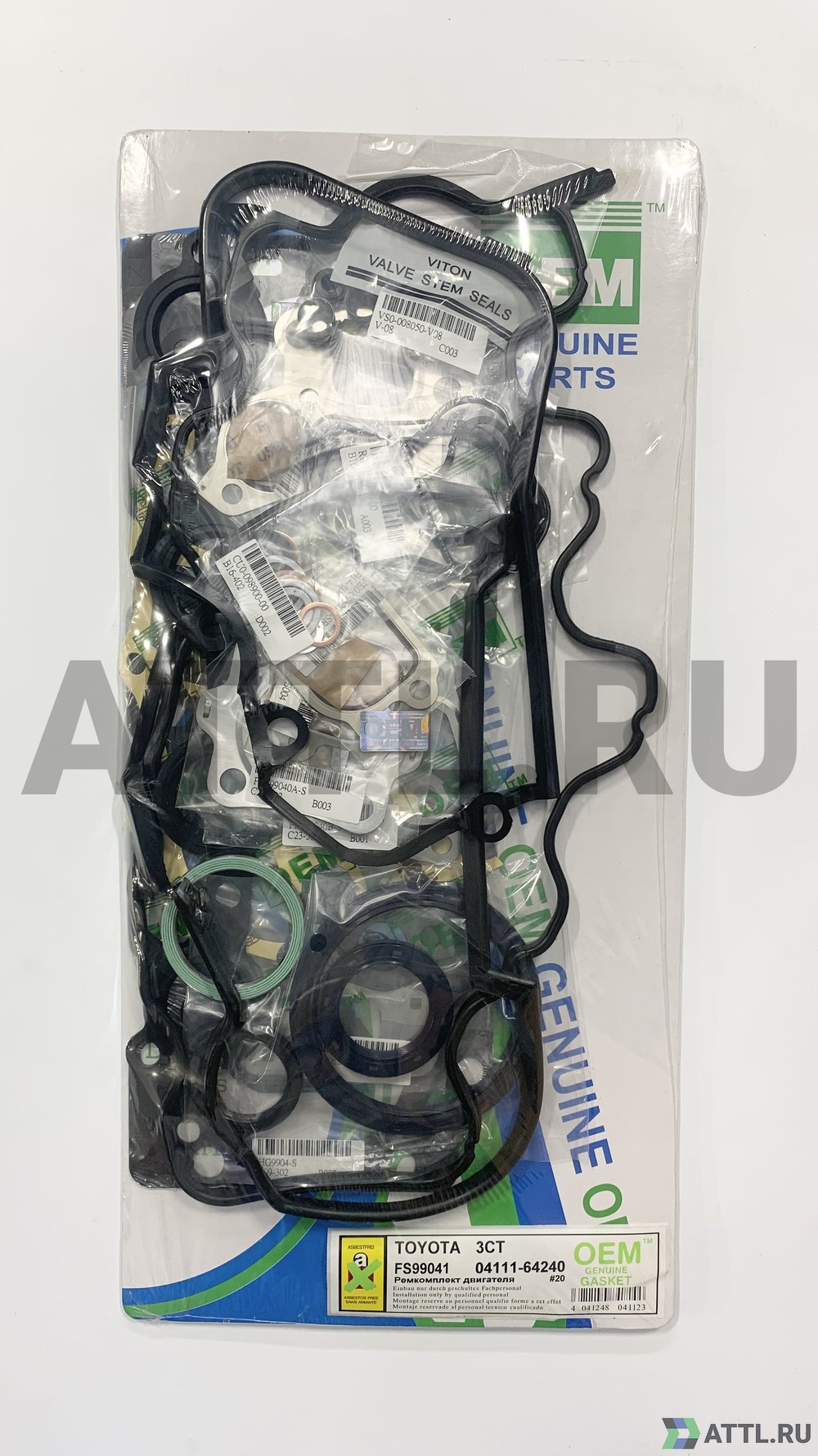 OEM GENUINE GASKET 04111-64240 S Ремкомплект двигателя 3C-T (FS99041-S)