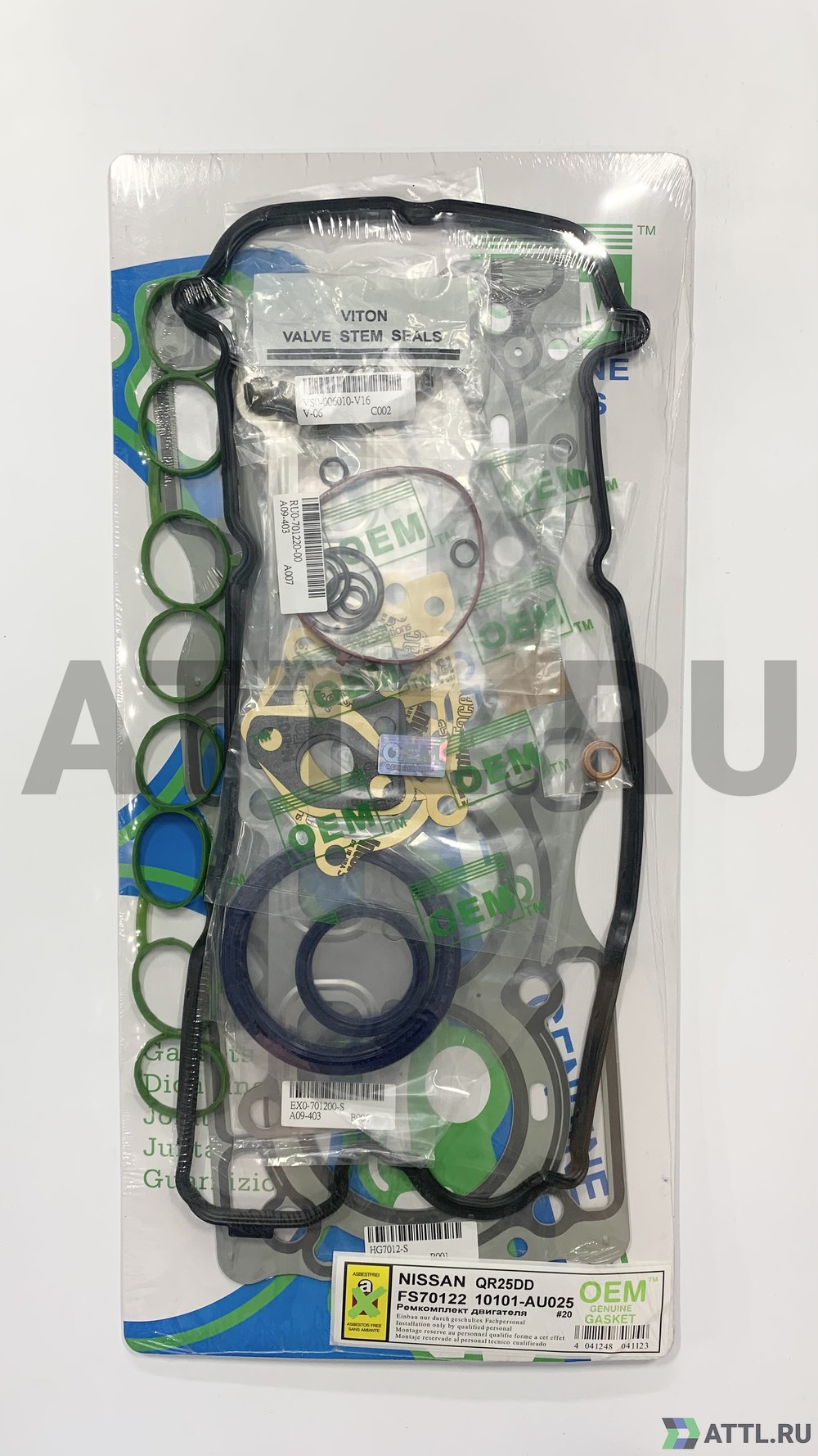 OEM GENUINE GASKET 10101-AU025 S Ремкомплект двигателя (FS70122-S)