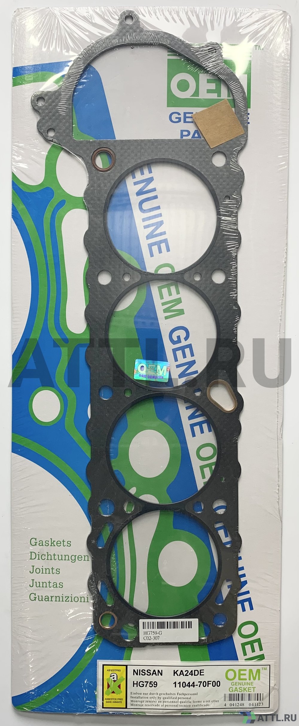 OEM GENUINE GASKET 11044-70F00 G Прокладка ГБЦ (HG759-G)