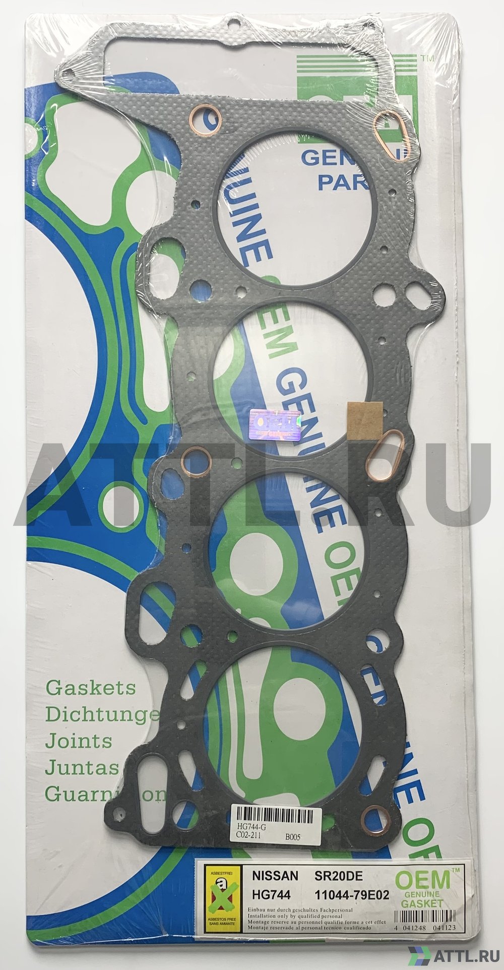 OEM GENUINE GASKET 11044-79E02 G Прокладка ГБЦ (HG744-G)