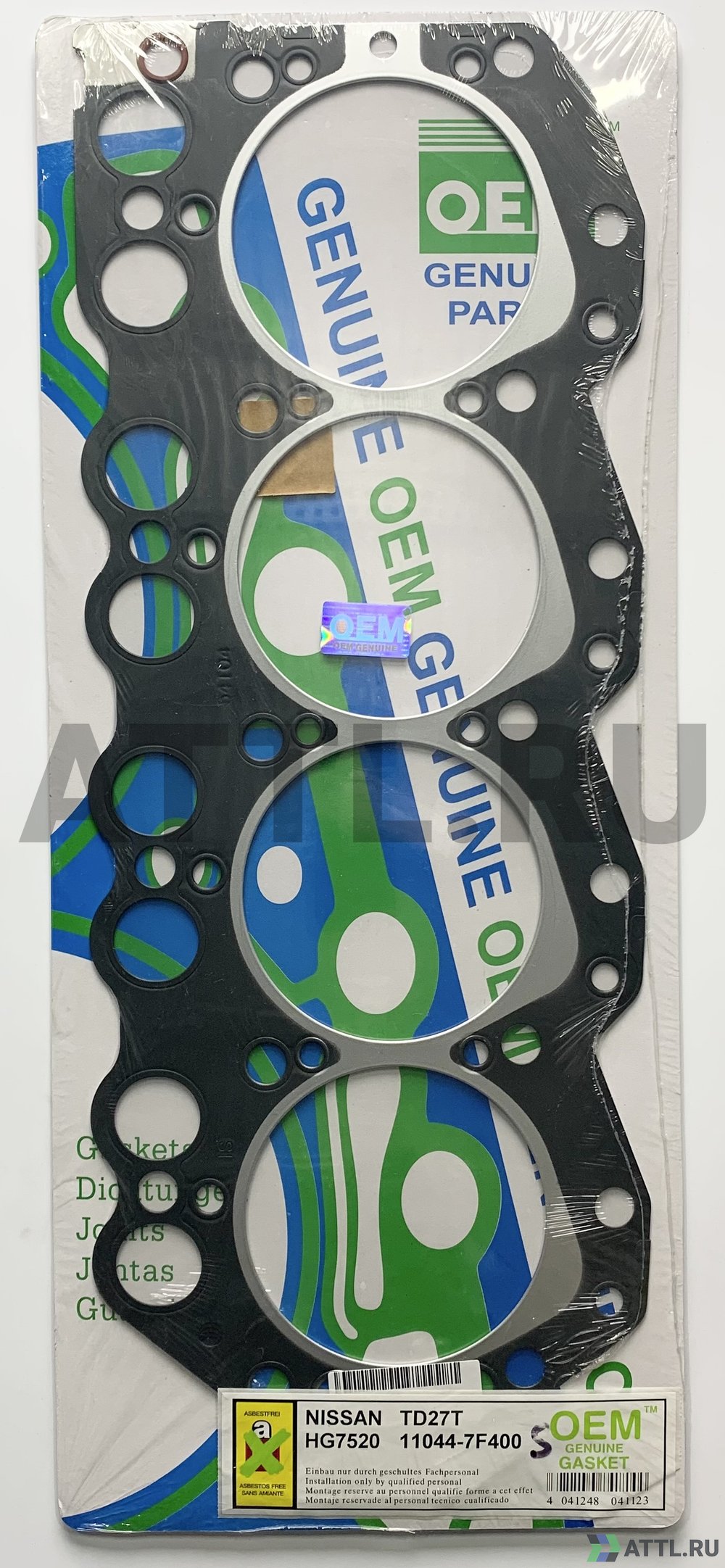 OEM GENUINE GASKET 11044-7F400 S Прокладка ГБЦ (HG7520-S)