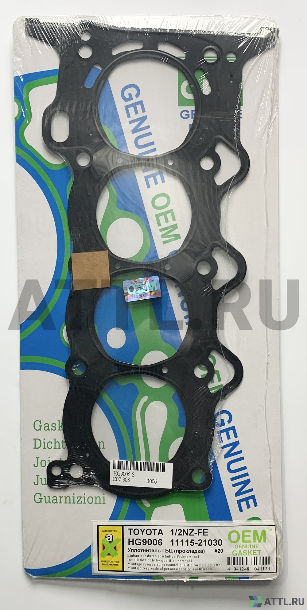 OEM GENUINE GASKET 11115-21030 S Прокладка ГБЦ (HG9006-S)