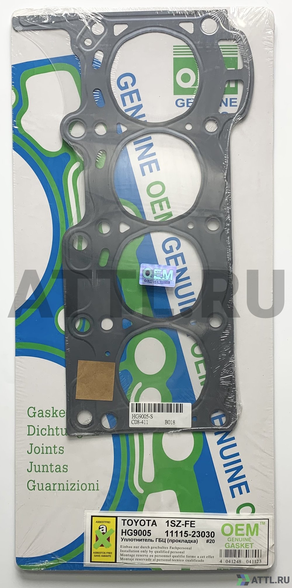 OEM GENUINE GASKET 11115-23030 S Прокладка ГБЦ (HG9005-S)