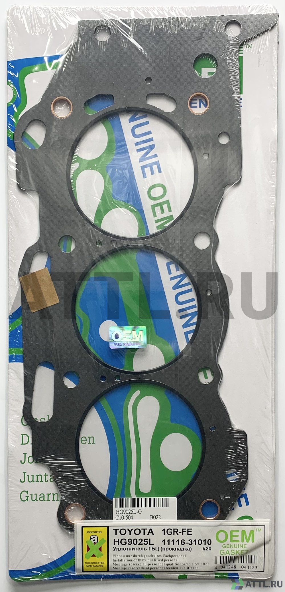 OEM GENUINE GASKET 11116-31010 G Прокладка ГБЦ (HG9025L-G)