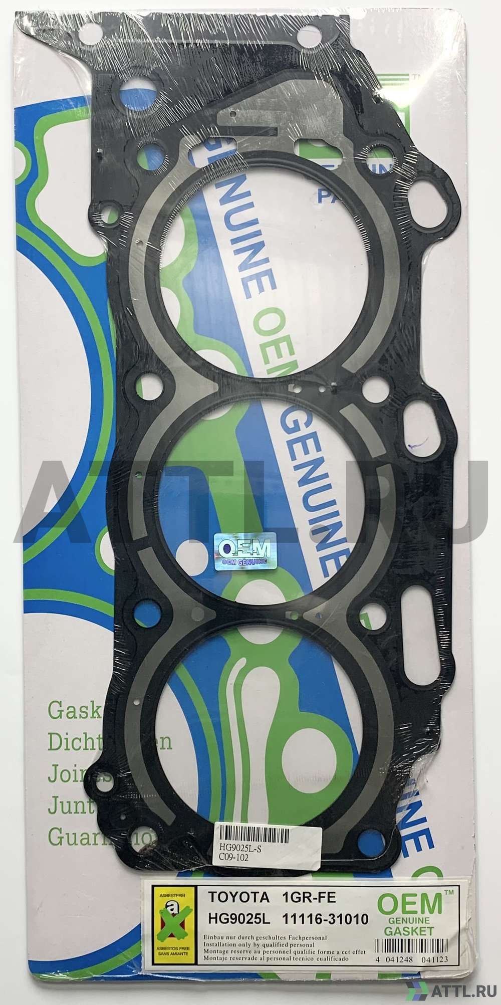 OEM GENUINE GASKET 11116-31010 S Прокладка ГБЦ (HG9025L-S)