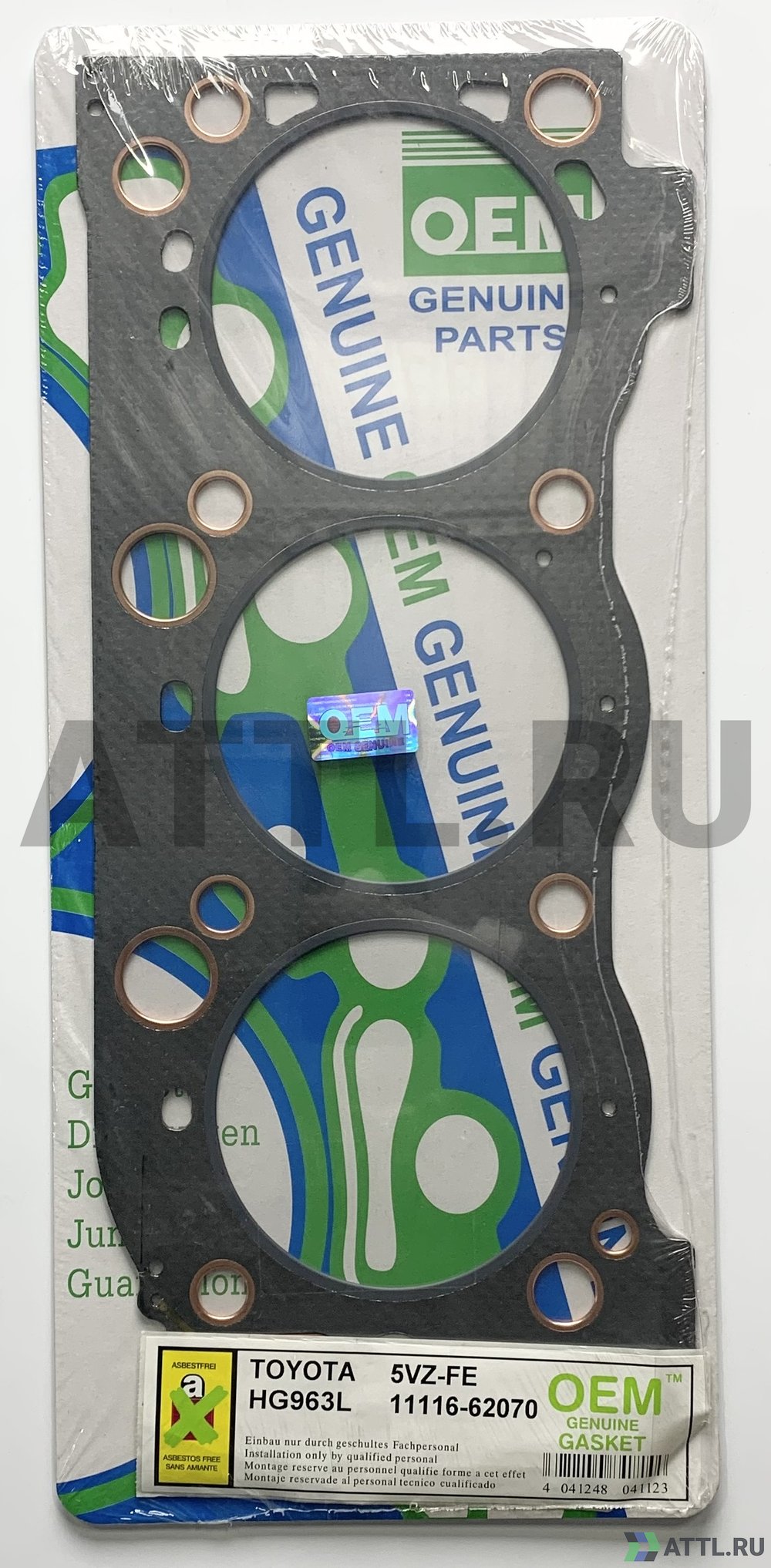 OEM GENUINE GASKET 11116-62070 G Прокладка ГБЦ (HG963L-G)