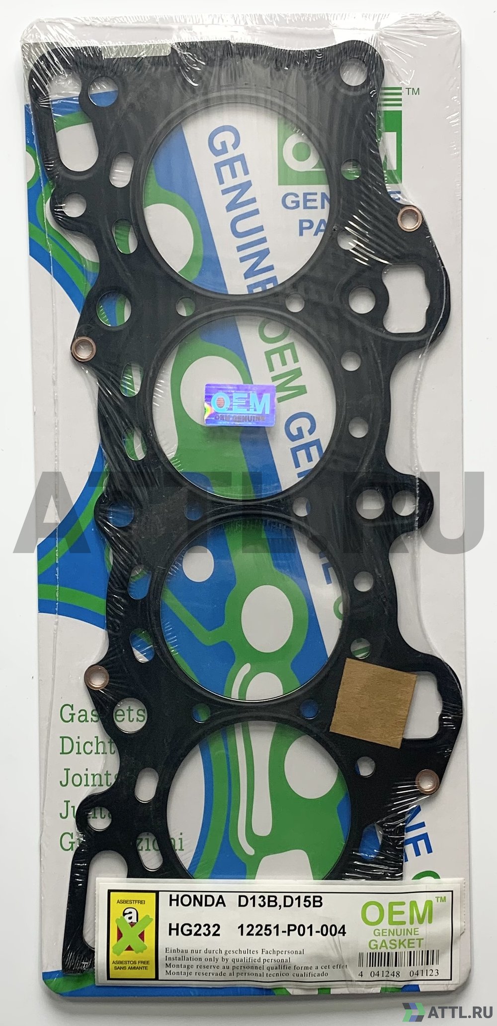 OEM GENUINE GASKET 12251-P01-004 S Прокладка ГБЦ (HG232-S)