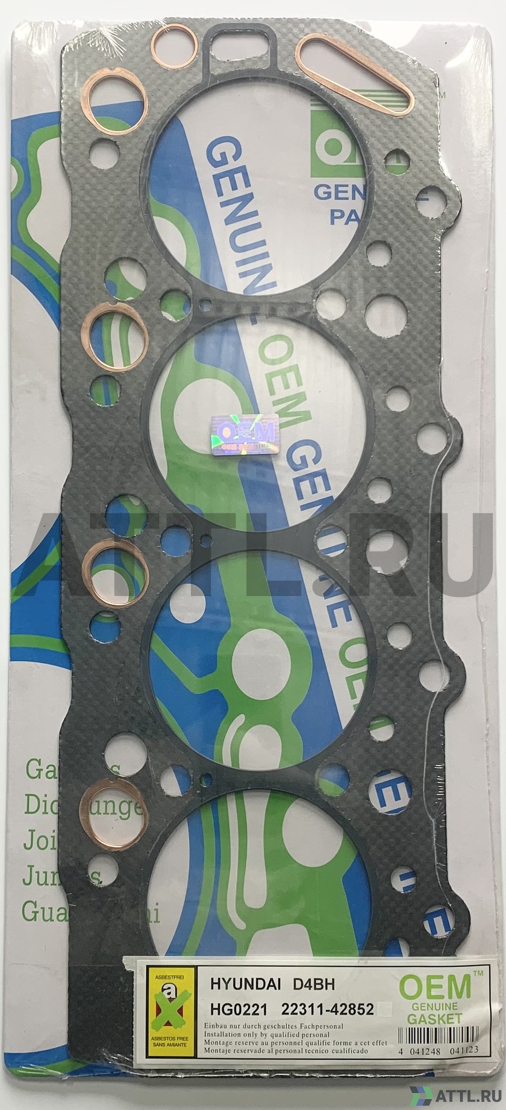 OEM GENUINE GASKET 22311-42852 G Прокладка ГБЦ (HG0221-G)