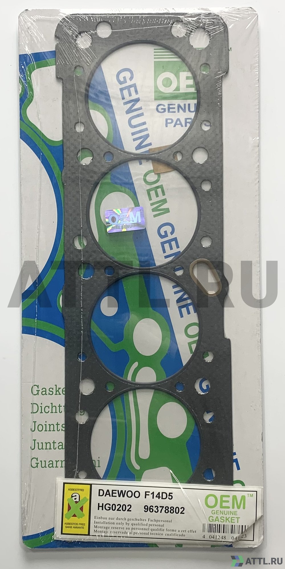 OEM GENUINE GASKET 96378802 G Прокладка ГБЦ (HG0202-G)