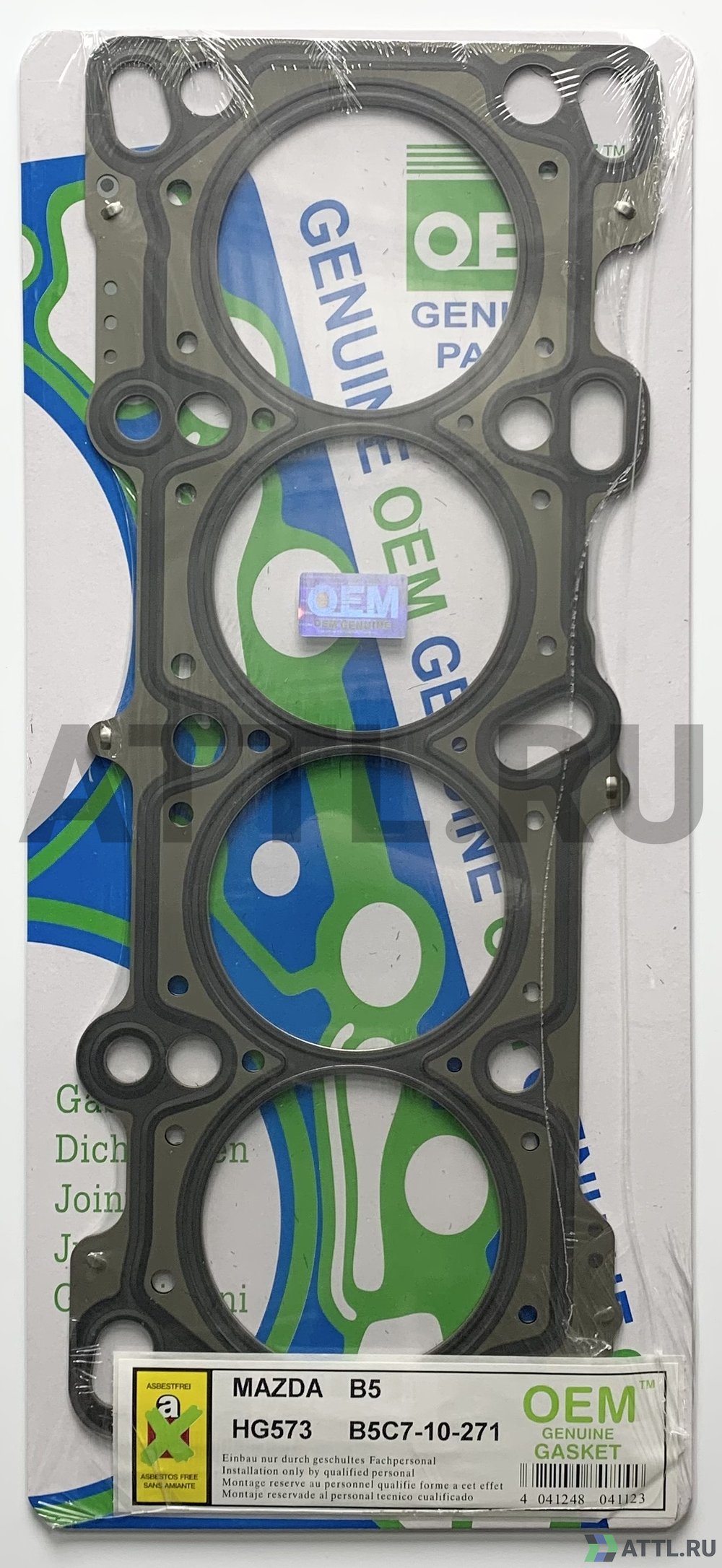 OEM GENUINE GASKET B5C7-10-271 S Прокладка ГБЦ (HG573-S)