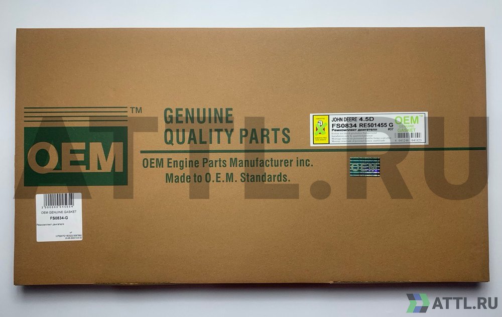 OEM GENUINE GASKET FS0834-G Ремкомплект двигателя-G