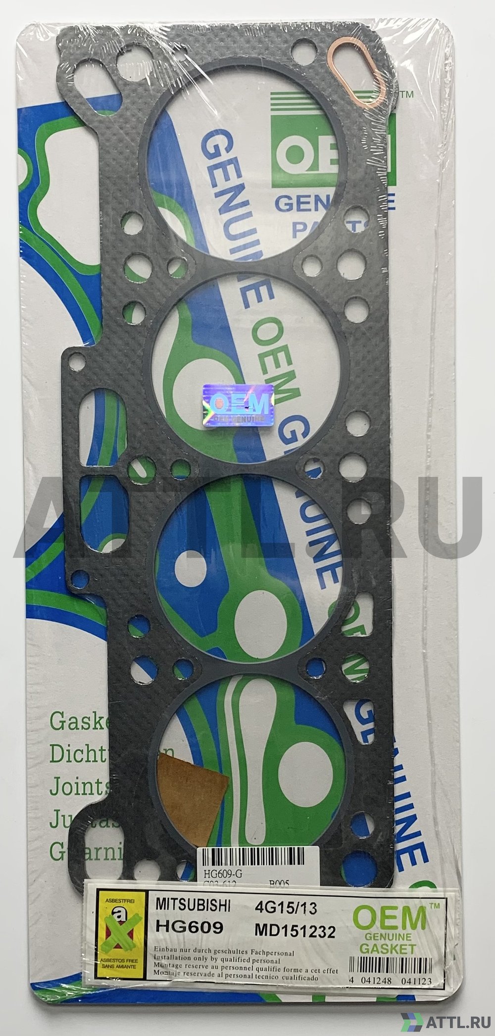 OEM GENUINE GASKET MD151232 G Прокладка ГБЦ (HG609-G)