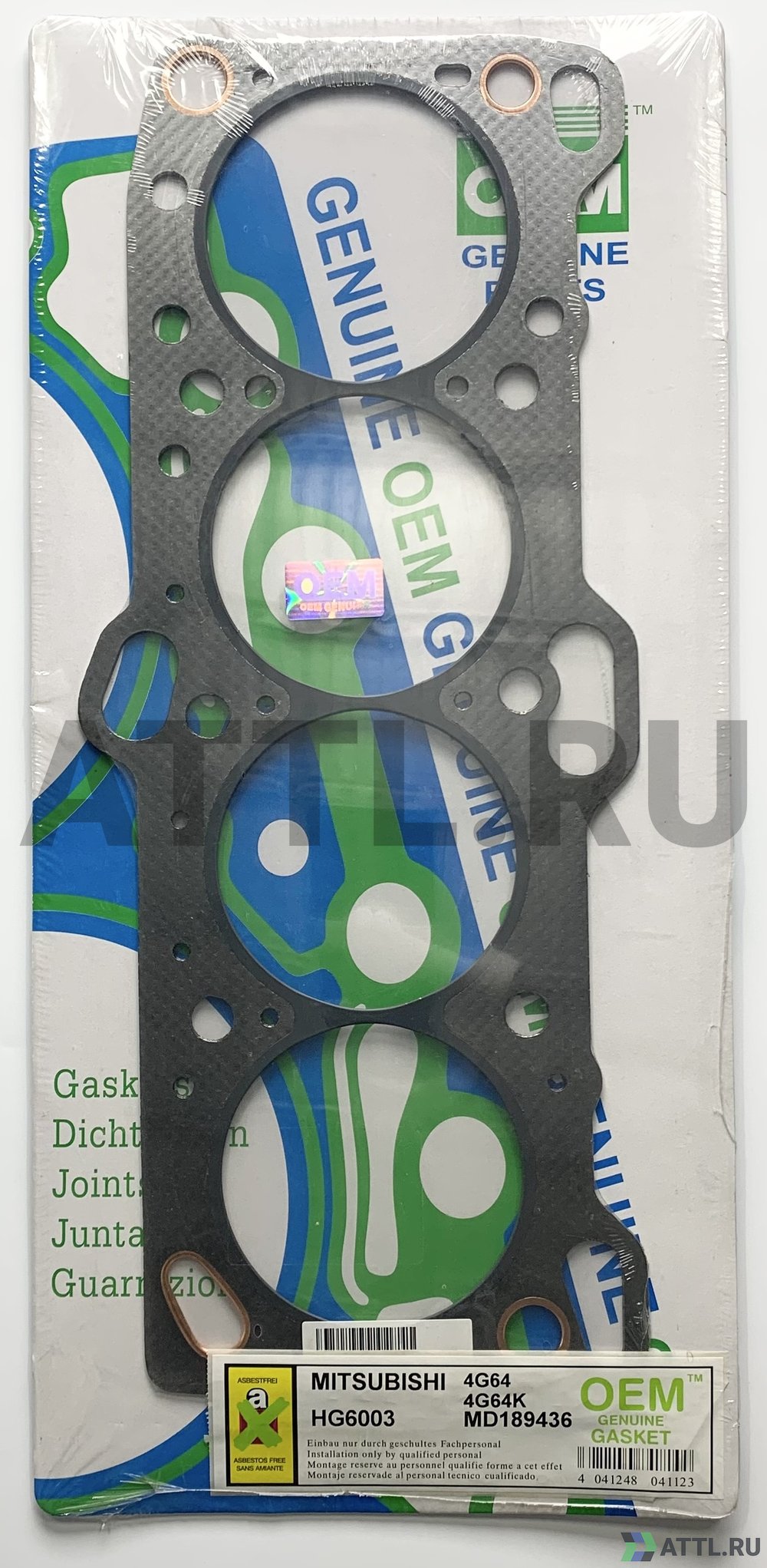 OEM GENUINE GASKET MD189436 G Прокладка ГБЦ (HG6003-G)