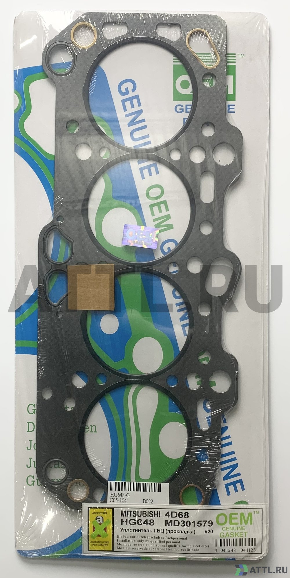 OEM GENUINE GASKET MD301579 G Прокладка ГБЦ (HG648-G)