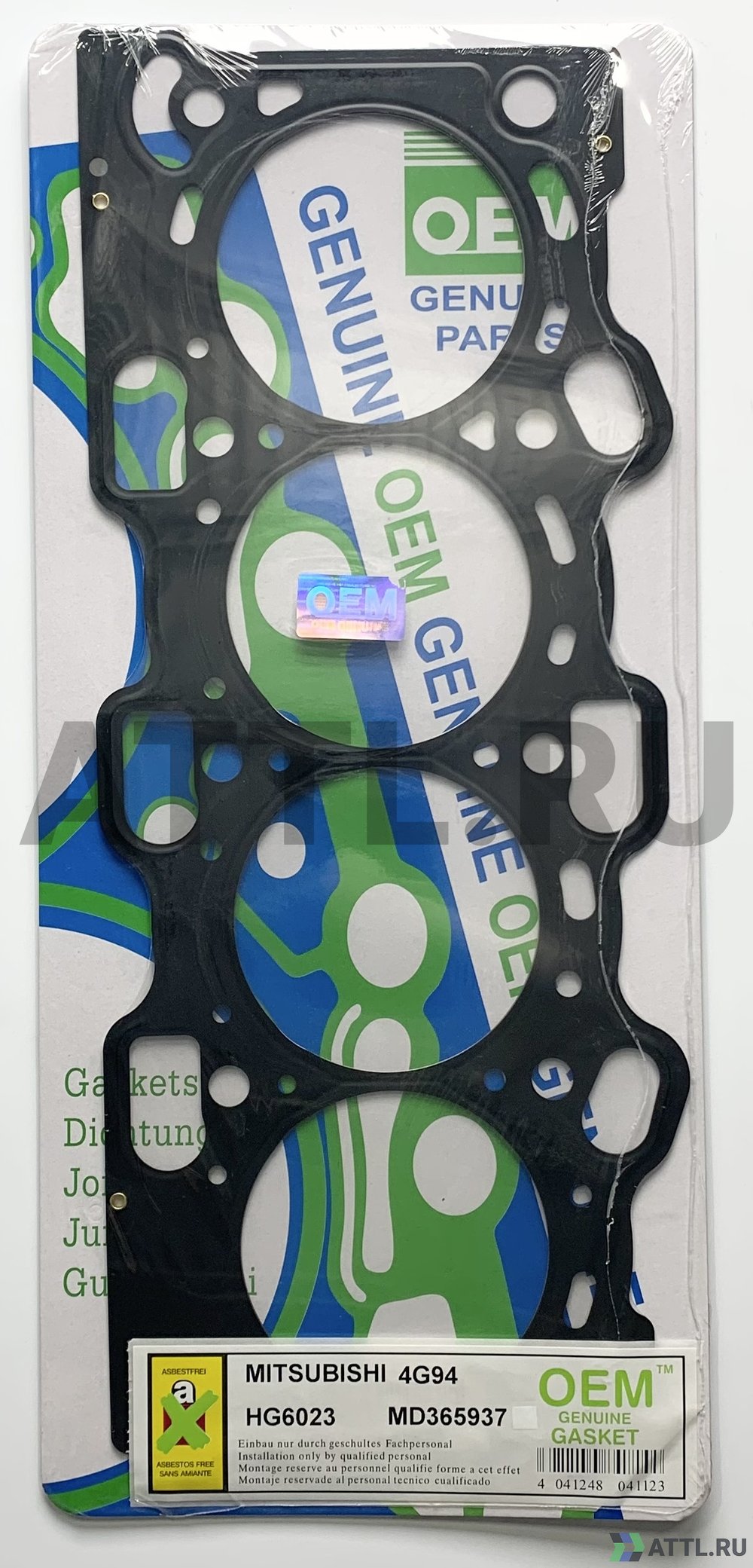 OEM GENUINE GASKET MD365937 S Прокладка ГБЦ 4G94 (HG6023-S)
