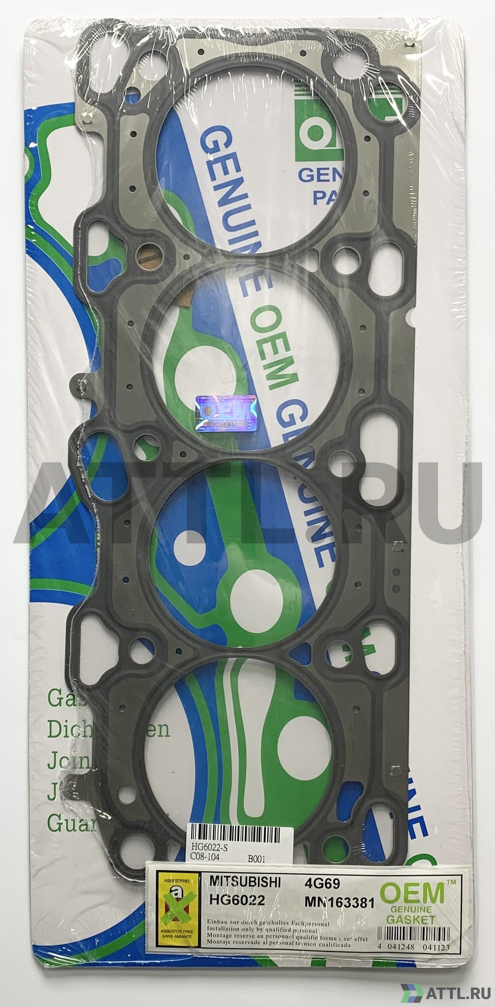 OEM GENUINE GASKET MN163381 S Прокладка ГБЦ (HG6022-S)