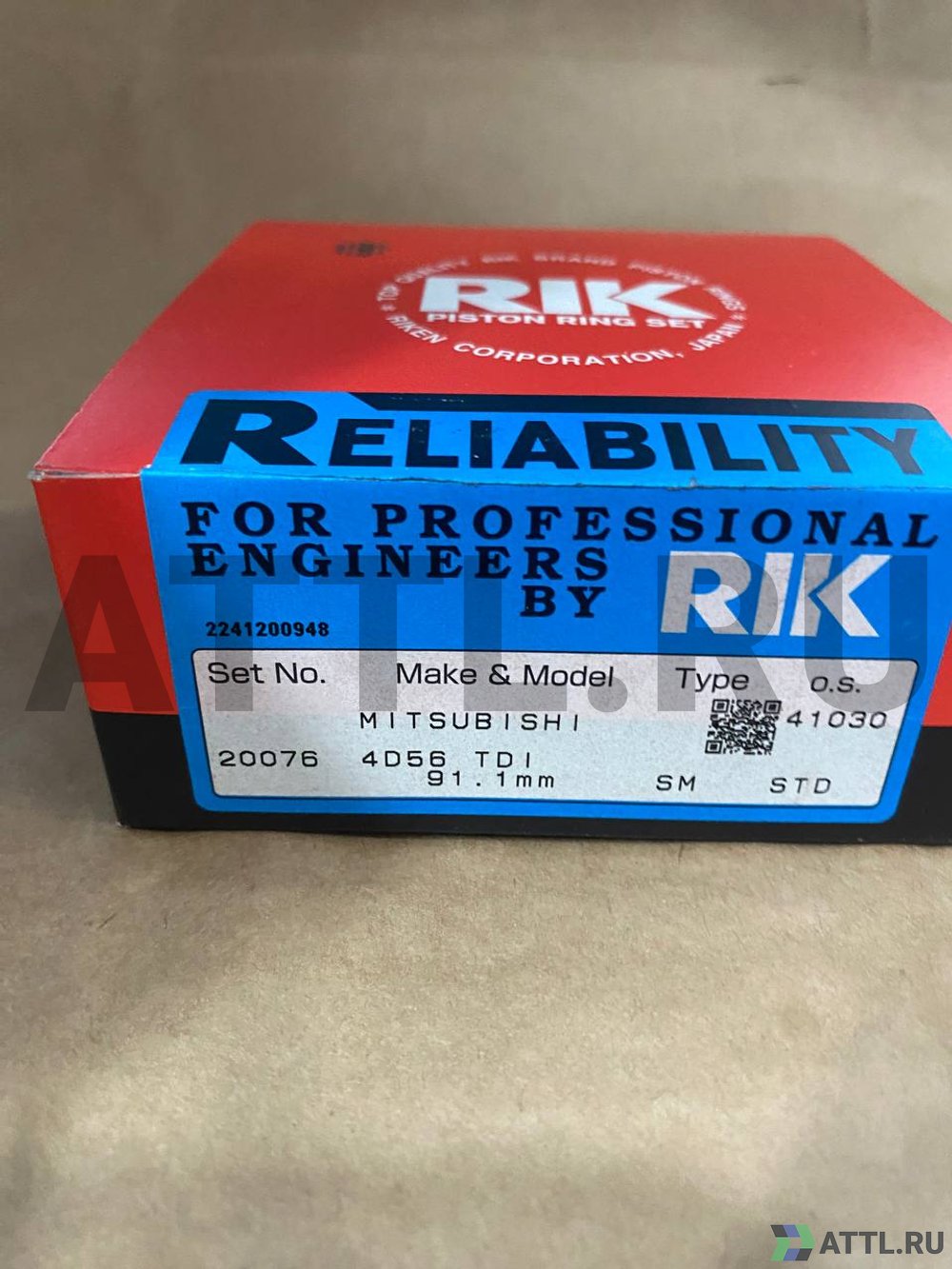 RIK 20076 STD Поршневые кольца 4D56TDI