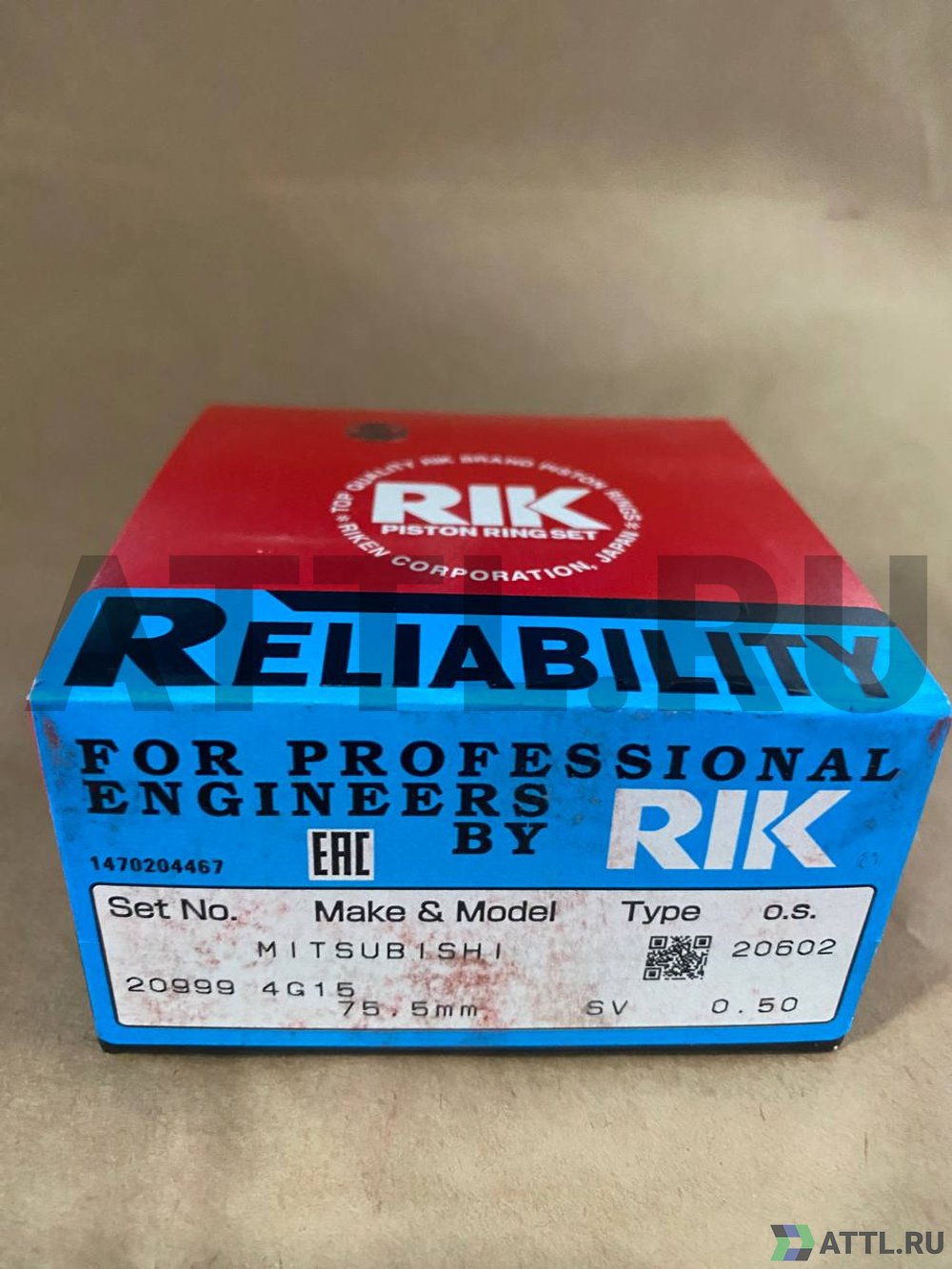 RIK 20999 050 Поршневые кольца 4G15(New)