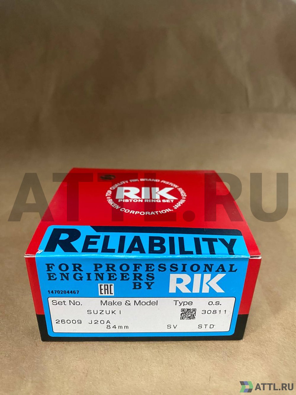 RIK 26009 STD Поршневые кольца J20A