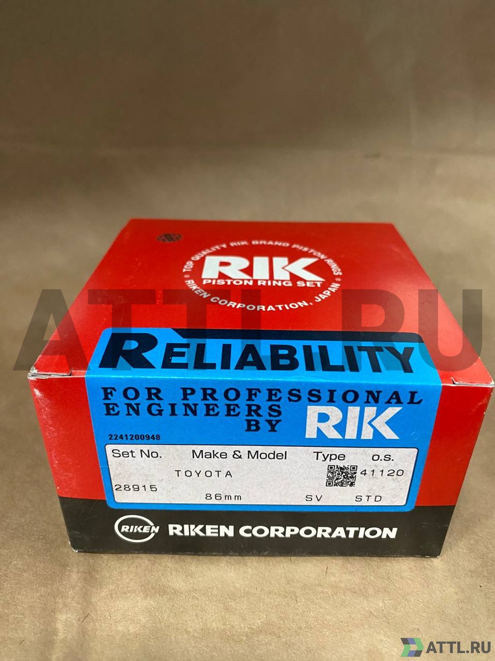 RIK 28915 STD Поршневые кольца 2JZ