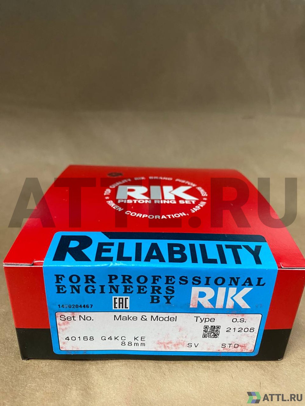 RIK 40168 STD Поршневые кольца G4KC 2.4