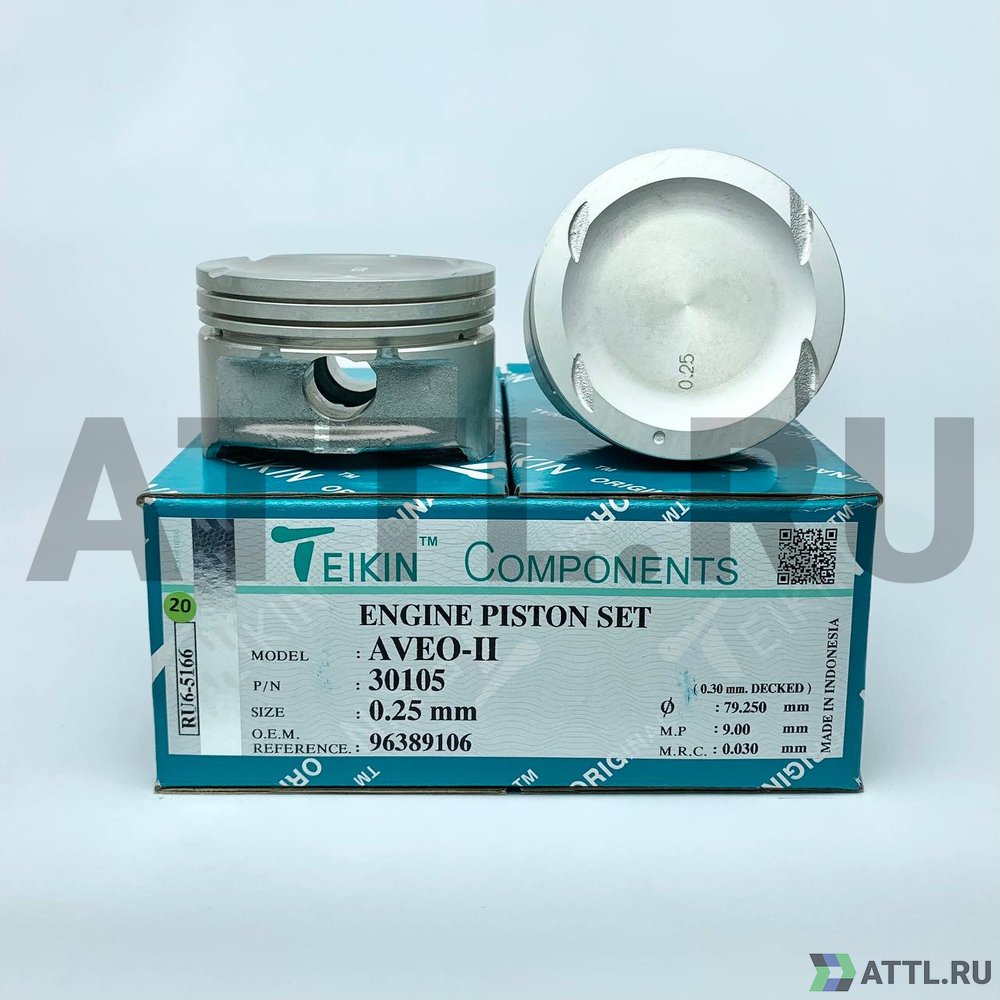 TEIKIN 30105 025 Комплект поршней AVEO-II d79+0.25 1,2-1,5-3