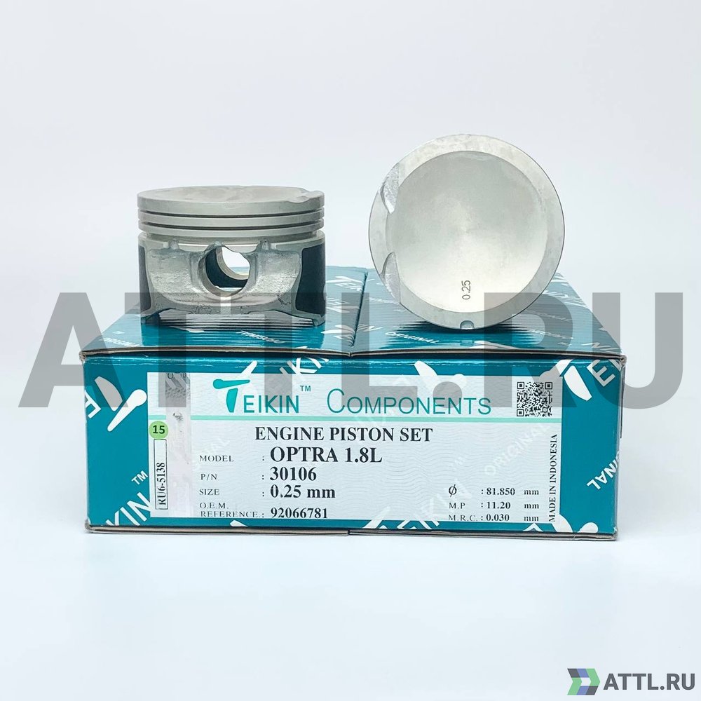 TEIKIN 30106 025 Комплект поршней OPTRA 1.8L d81,6+0.25 1,2-1,5-3
