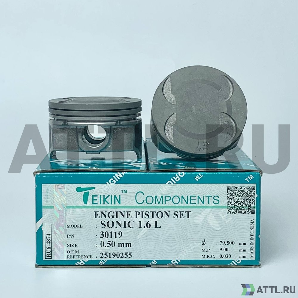 TEIKIN 30119 050 Комплект поршней 1.6L LDE/A16XER d79+0.50 1,2-1,2-2