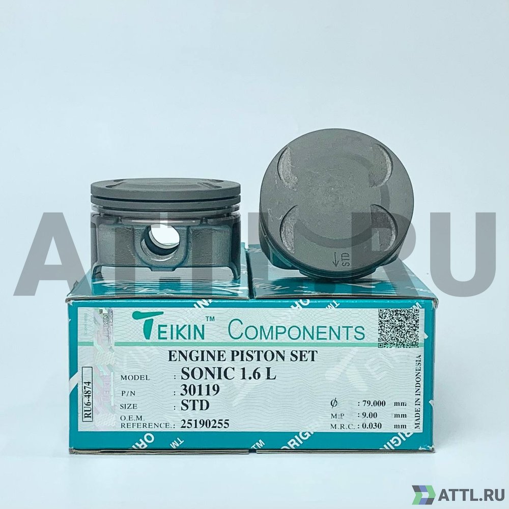 TEIKIN 30119 std Комплект поршней 1.6L LDE/A16XER d79 STD 1,2-1,2-2