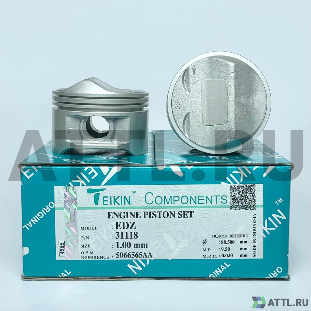 TEIKIN 31118 100 Комплект поршней EDZ d87,5+1.00 1,5-1,5-3