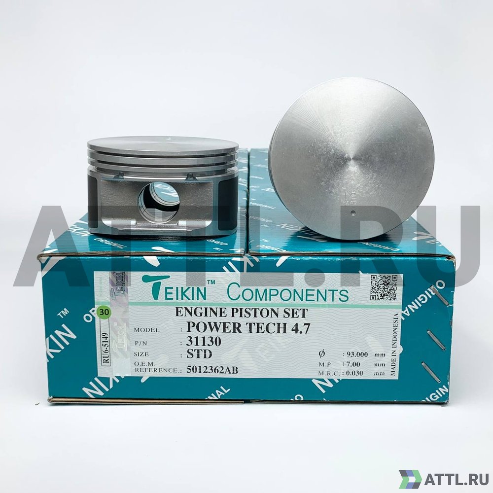 TEIKIN 31130 STD Комплект поршней POWER TECH 4.7 d93 STD 1,5-1,5-3
