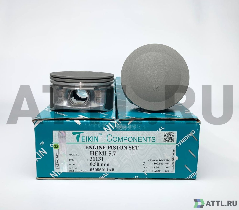 TEIKIN 31131 050 Комплект поршней  HEMI 5.7 d99,5+0.50 1,5-1,5-3