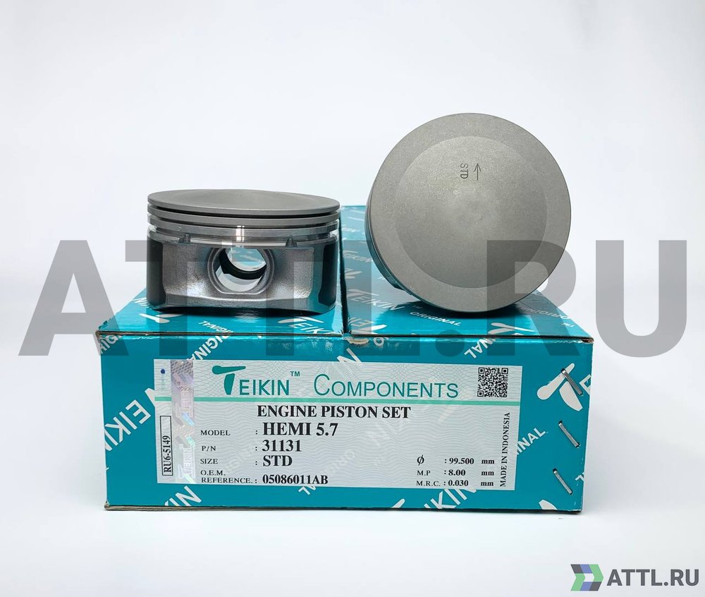 TEIKIN 31131 std Комплект поршней  HEMI 5.7 d99,5 STD 1,5-1,5-3