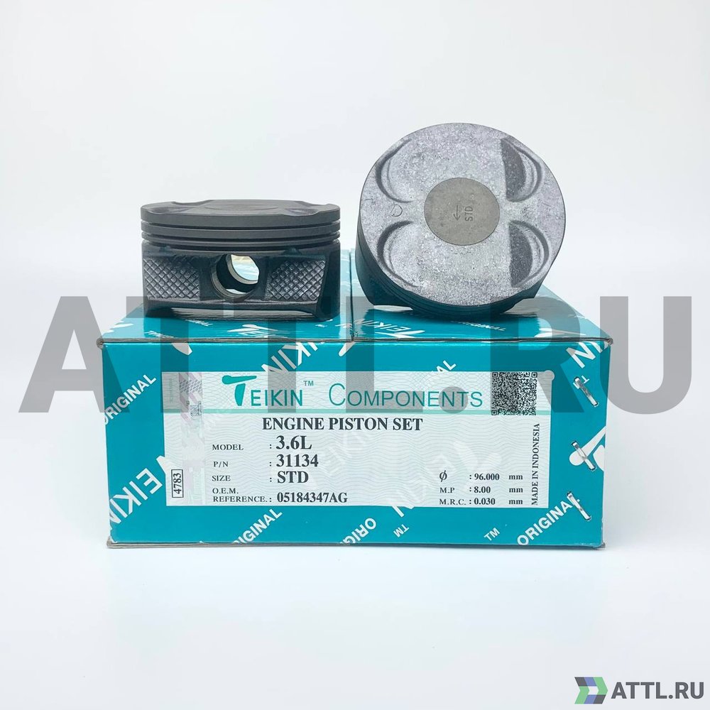 TEIKIN 31134 std Комплект поршней 3.6L d96 STD 1,2-1,2-2