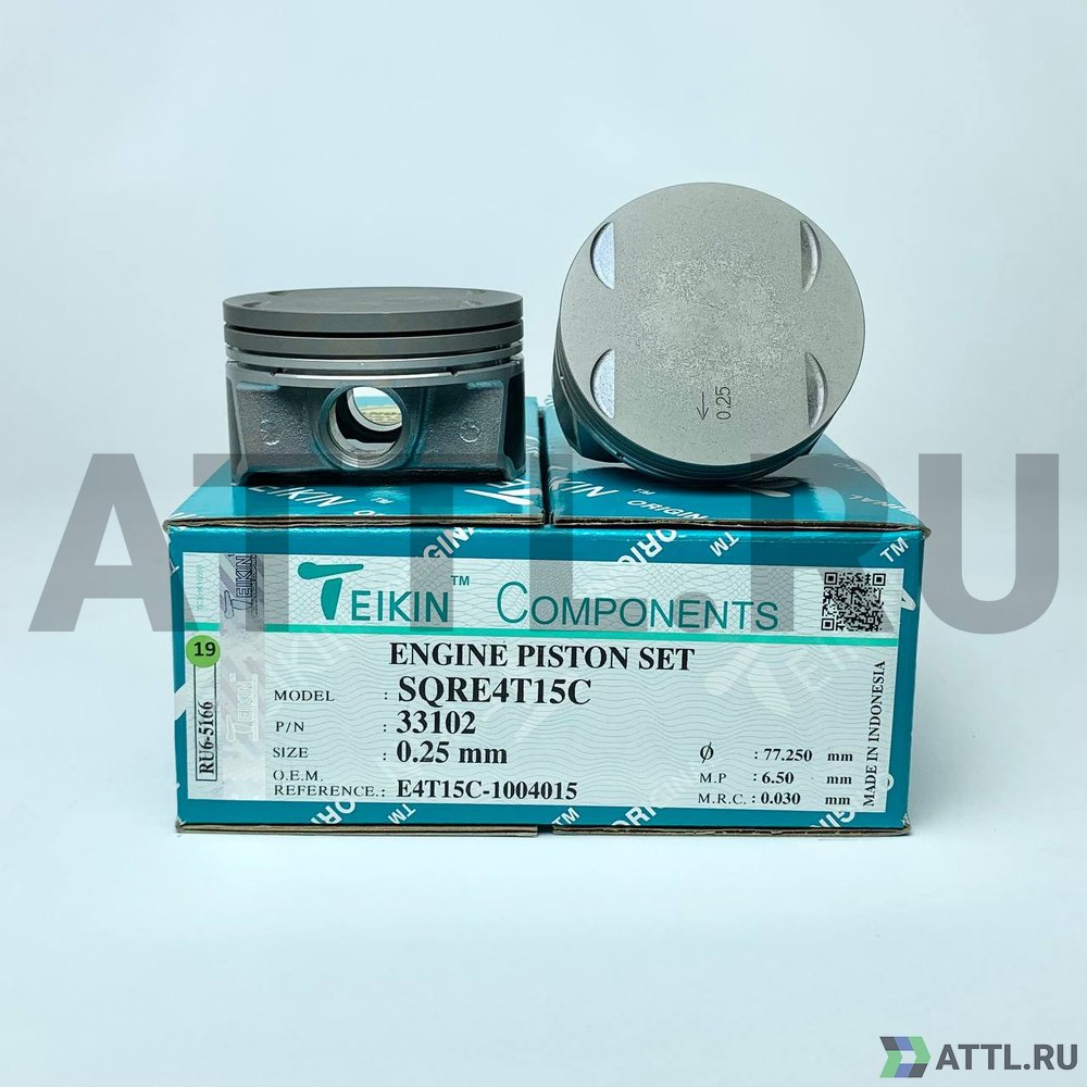 TEIKIN 33102 025 Комплект поршней SQRE4T15 d77+0.25 1,2-1-1,5