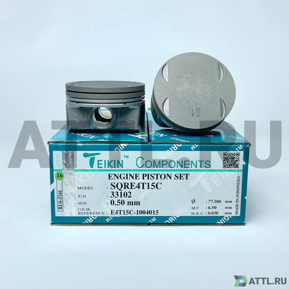 TEIKIN 33102 050 Комплект поршней SQRE4T15 d77+0.50 1,2-1-1,5