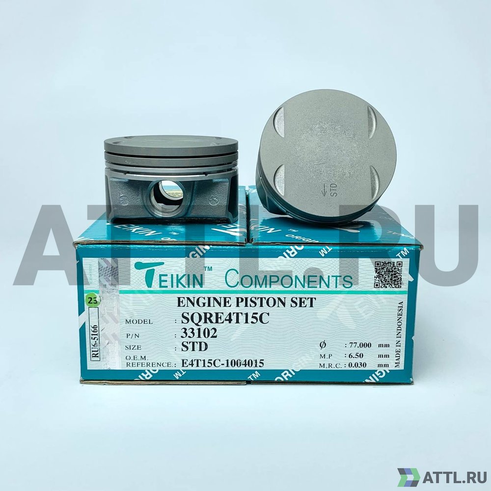 TEIKIN 33102 std Комплект поршней SQRE4T15 d77 STD 1,2-1-1,5