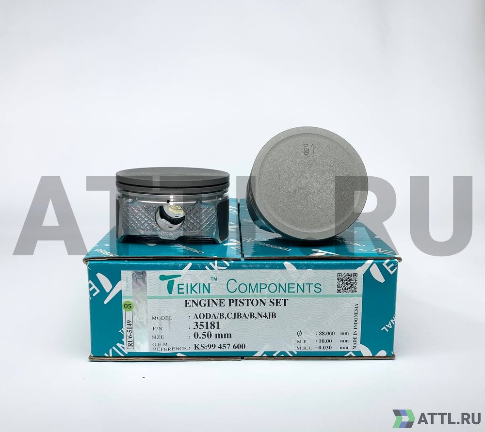 TEIKIN 35181 050 Комплект поршней 2.0 DURATEC/LF-DE/L3 d87,5+0.50 1,2-1,2-2,5