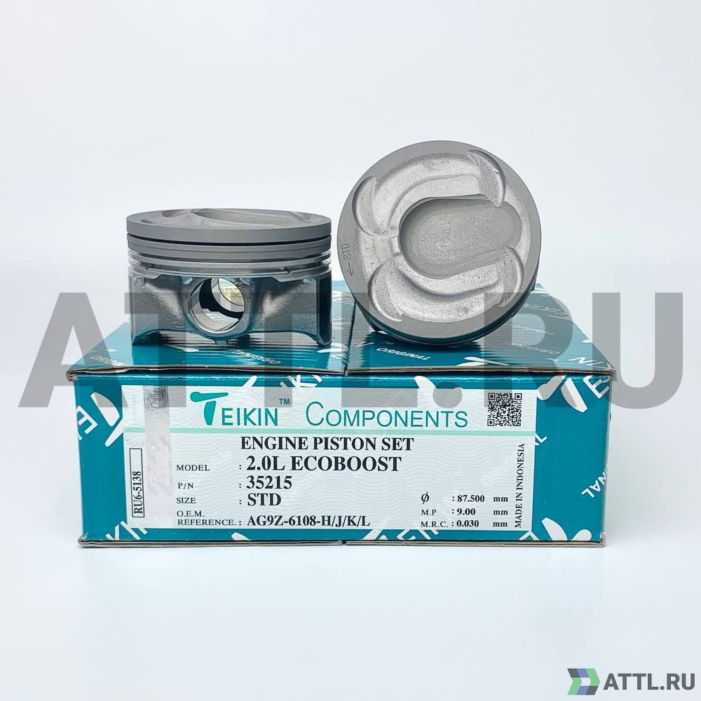 TEIKIN 35215 STD Комплект поршней 2.0L ECOBOOST