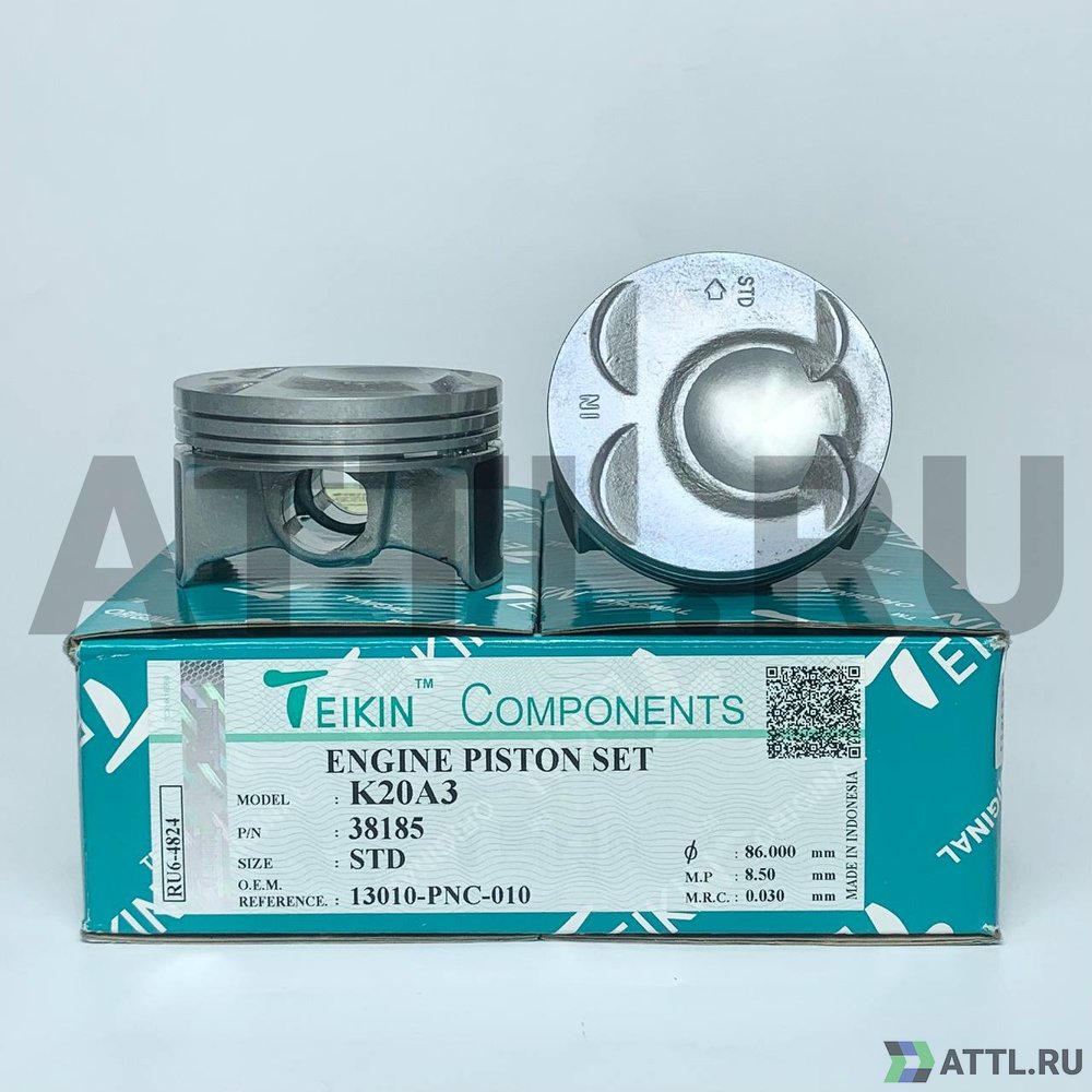 TEIKIN 38185 std Комплект поршней K20A3