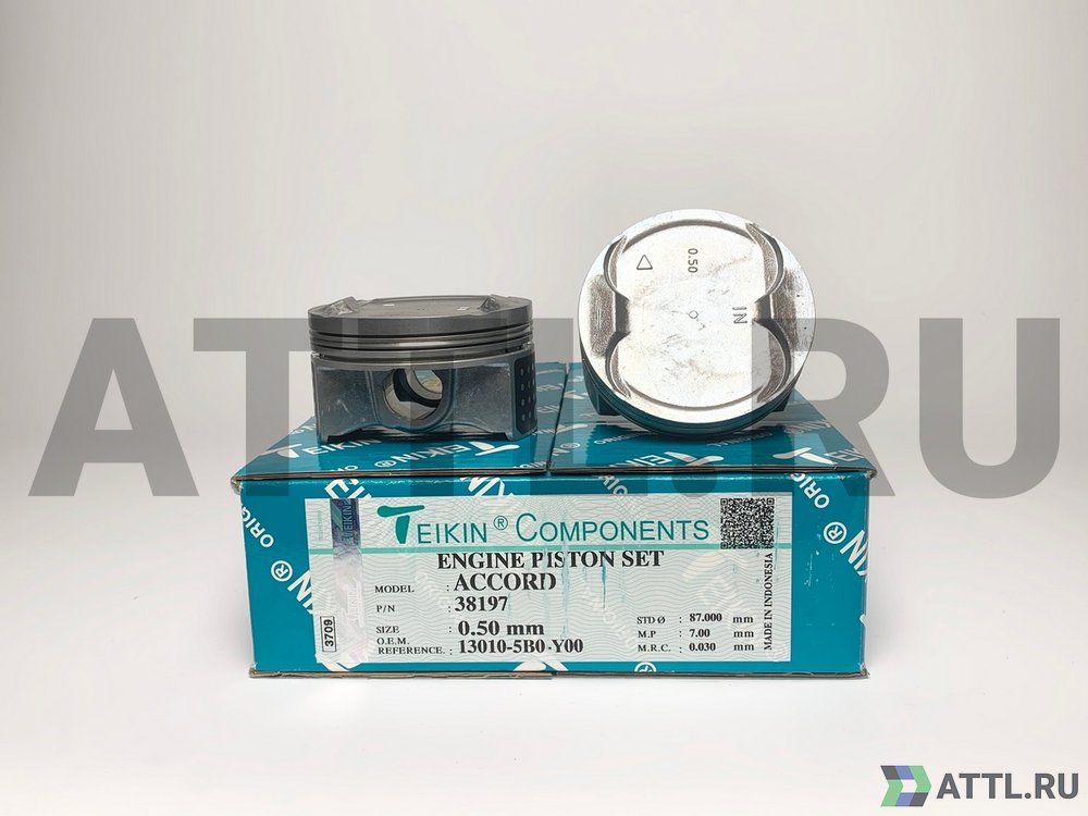 TEIKIN 38197 025 Комплект поршней ACCORD d87+0.25 1,2-1-2