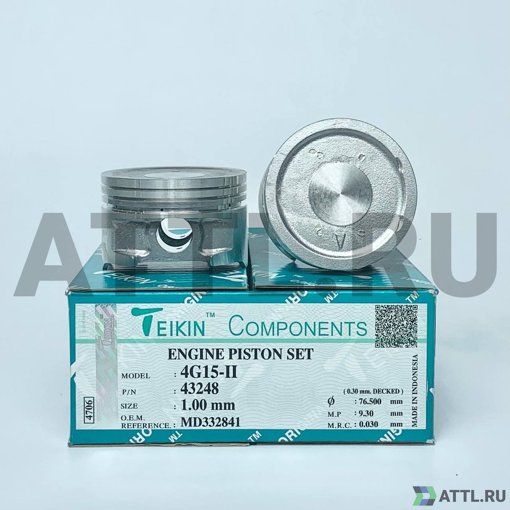 TEIKIN 43248 100 Комплект поршней 4G15-II