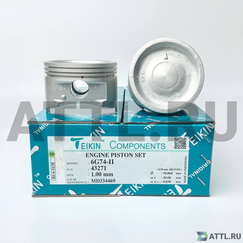 TEIKIN 43271 100 Комплект поршней 6G74-II