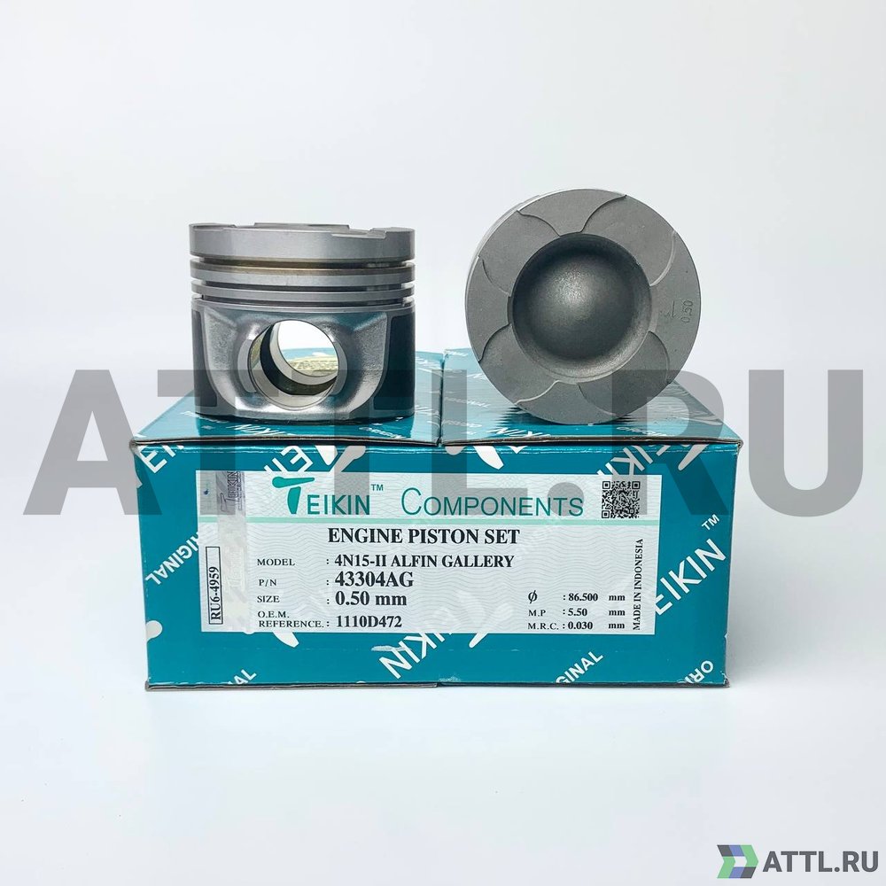 TEIKIN 43304AG 050 Комплект поршней 4N15-II
