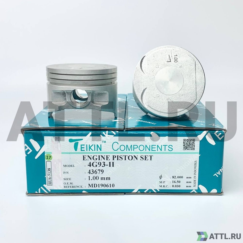 TEIKIN 43679 100 Комплект поршней 4G93-II