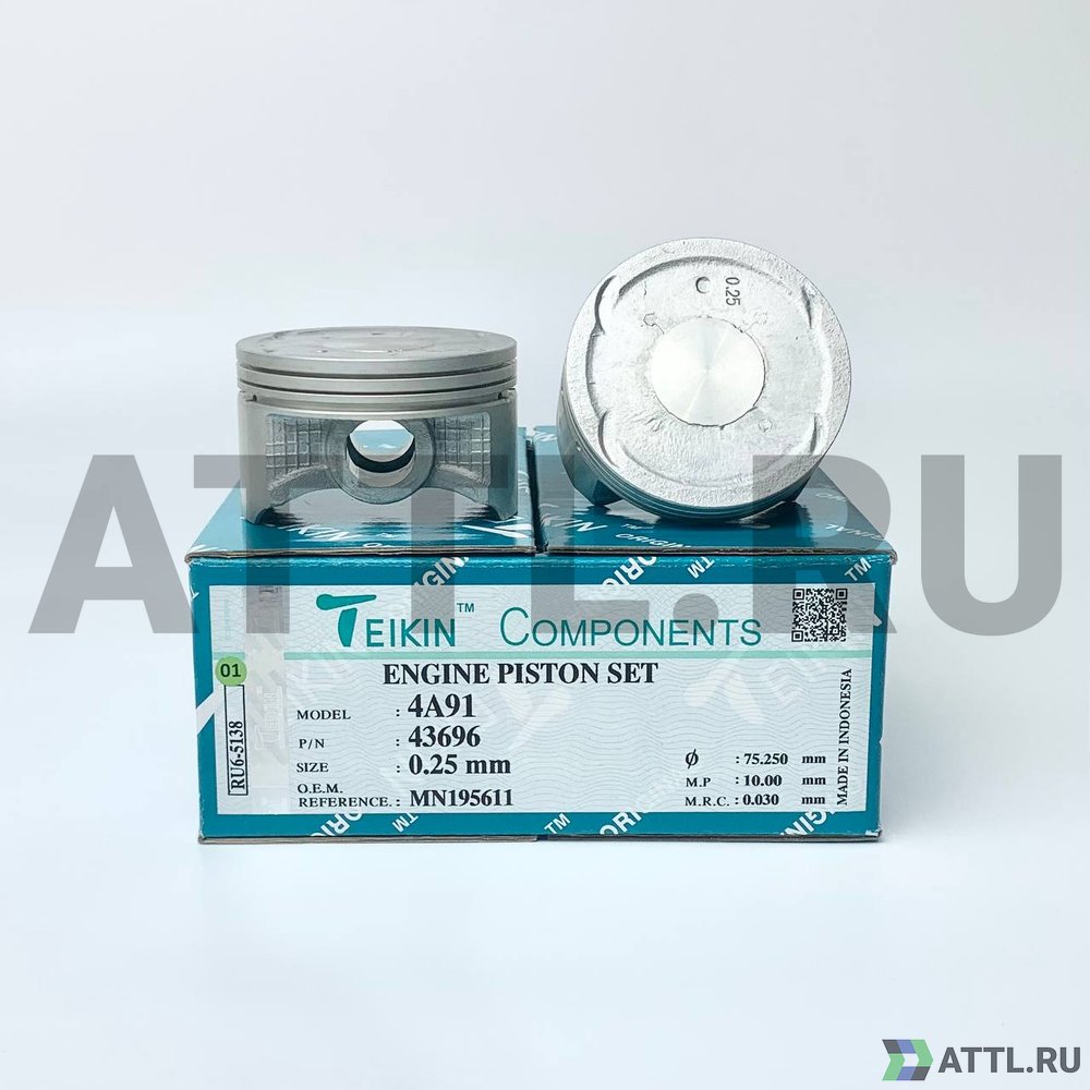 TEIKIN 43696 025 Комплект поршней 4A91