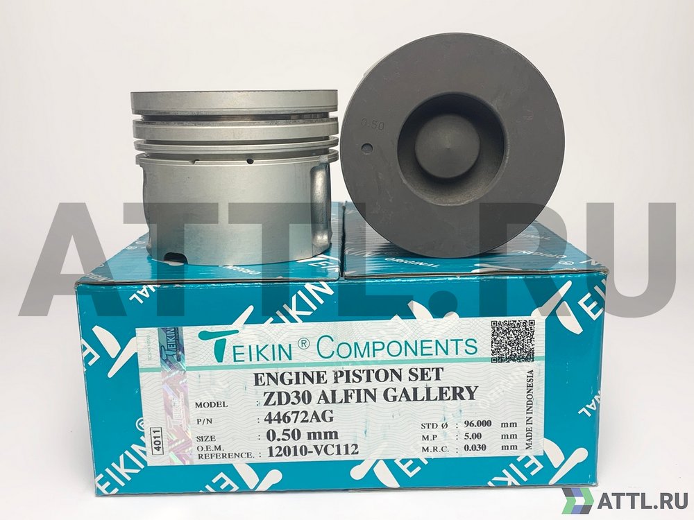 TEIKIN 44672AG 050 Комплект поршней ZD30